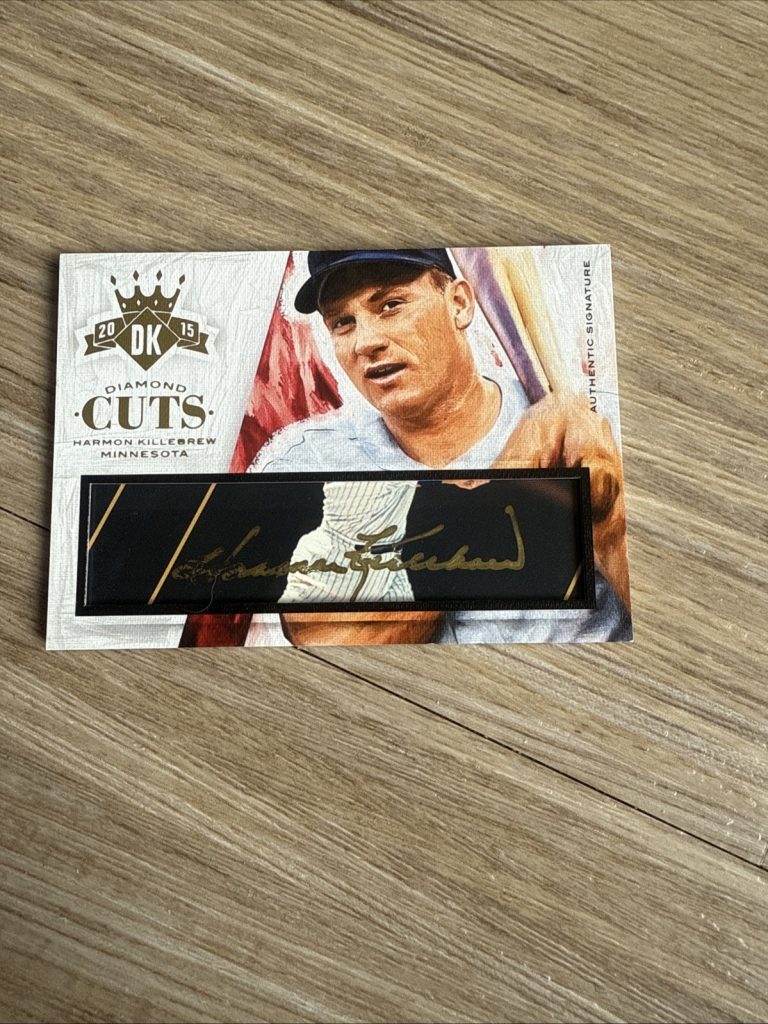 2015 Panini Diamond Kings Diamond Cuts #14 Harmon Killebrew 28/49 Auto