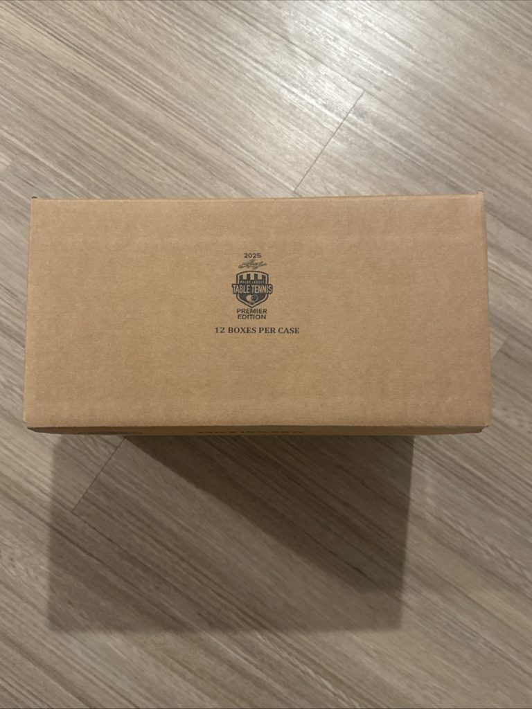 2025 Leaf Major League Table Tennis MLTT Factory Sealed 12 Box Hobby Case