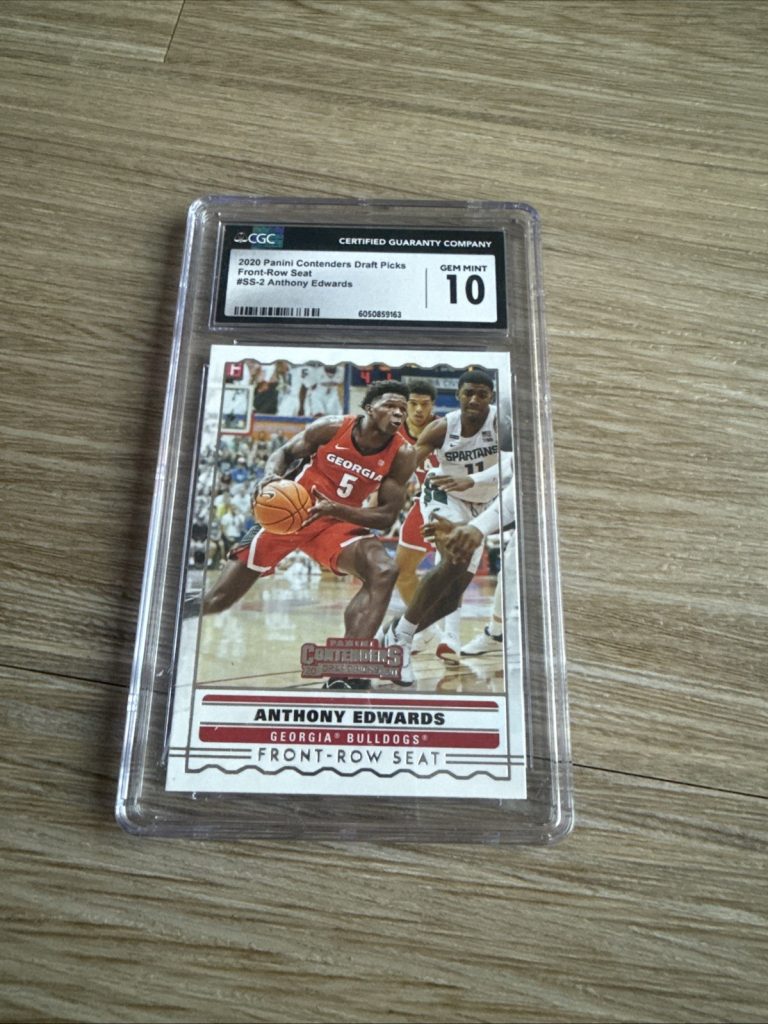 2023 Panini Contenders Front Row Seat Anthony Edwards RC Gem Mint CGC 10