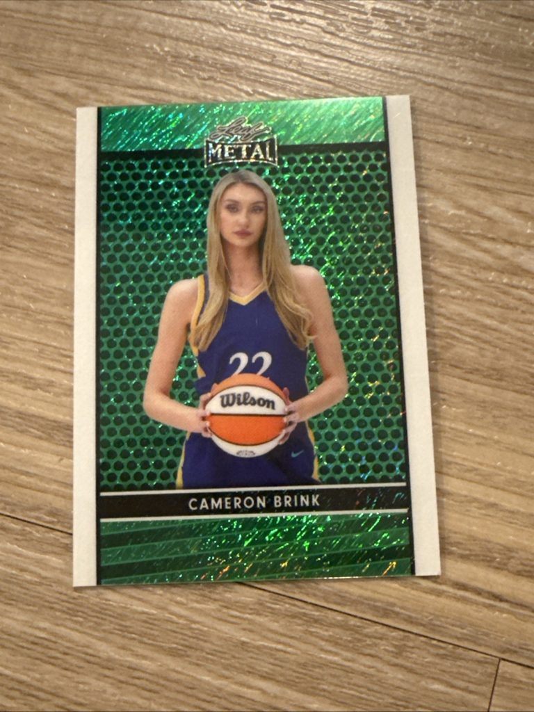 2024 Leaf Metal Promo Green Shimmer Cameron Brink RC Rookie 40/50