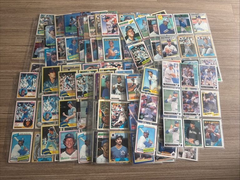 Seattle Mariners Baseball Card Lot Ichiro Griffey Jr A-Rod Randy Johnson MLB