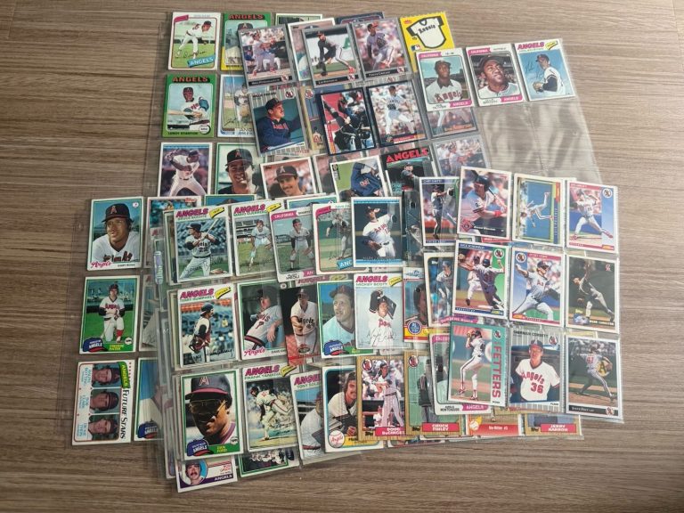 California / Anaheim Angels Baseball Card Lot – Vintage & Classic Players