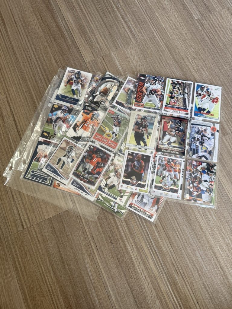 Broncos Football Card Lot Elway Manning Miller Davis Thomas Rookie Stars Legends