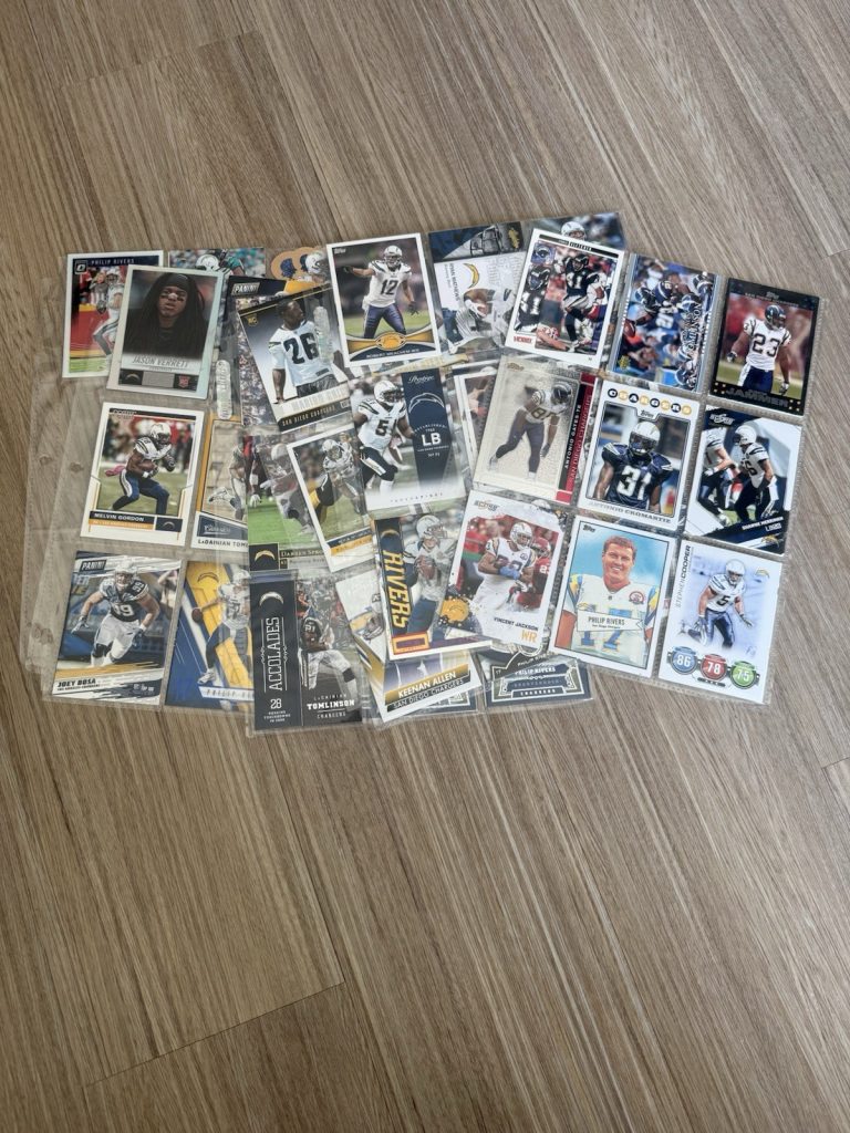 Chargers Football Card Lot Rivers Tomlinson Gates Allen Gordon Rookie Stars HOF