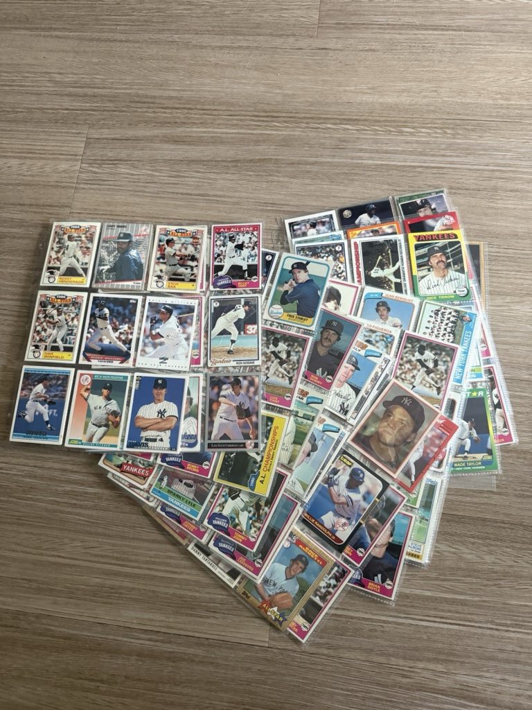 New York Yankees Baseball Card Lot Topps Donruss Fleer Mattingly Jackson