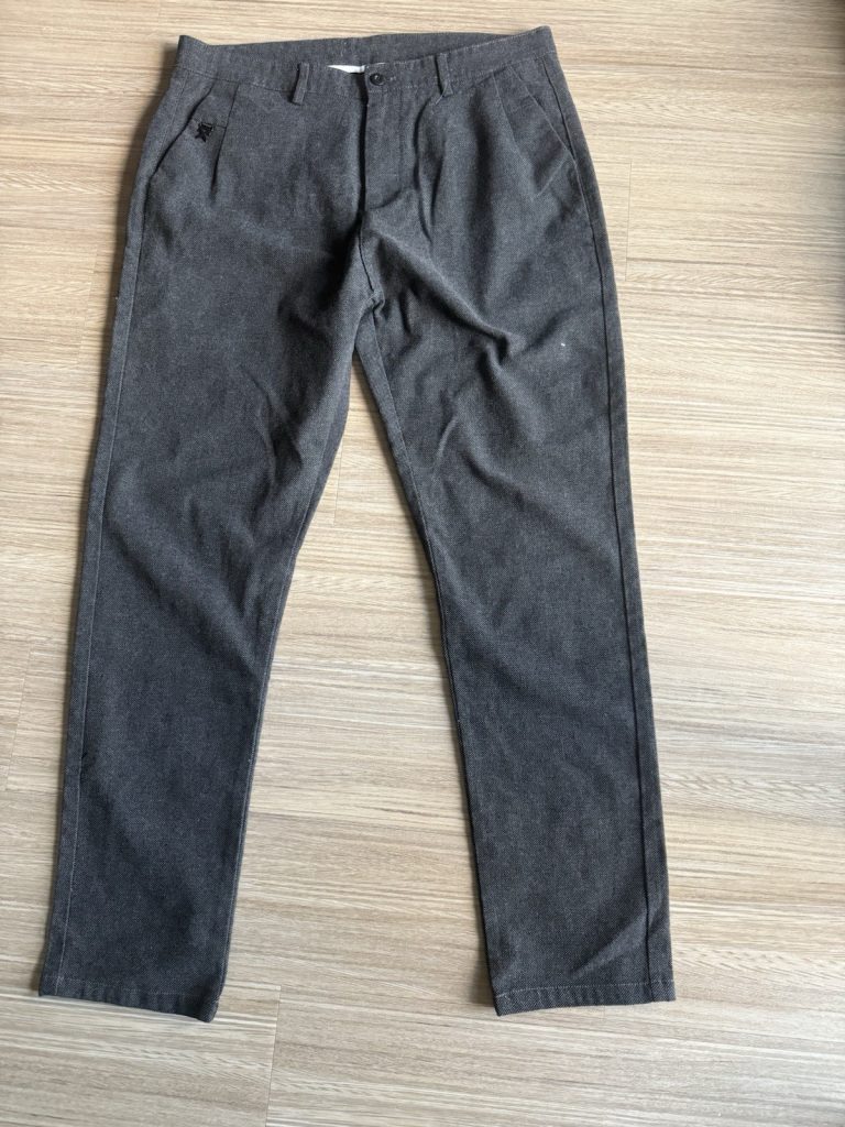 Men’s Gray Dress Pants Size 36 Straight Leg Business Casual Slacks Jeans Brand