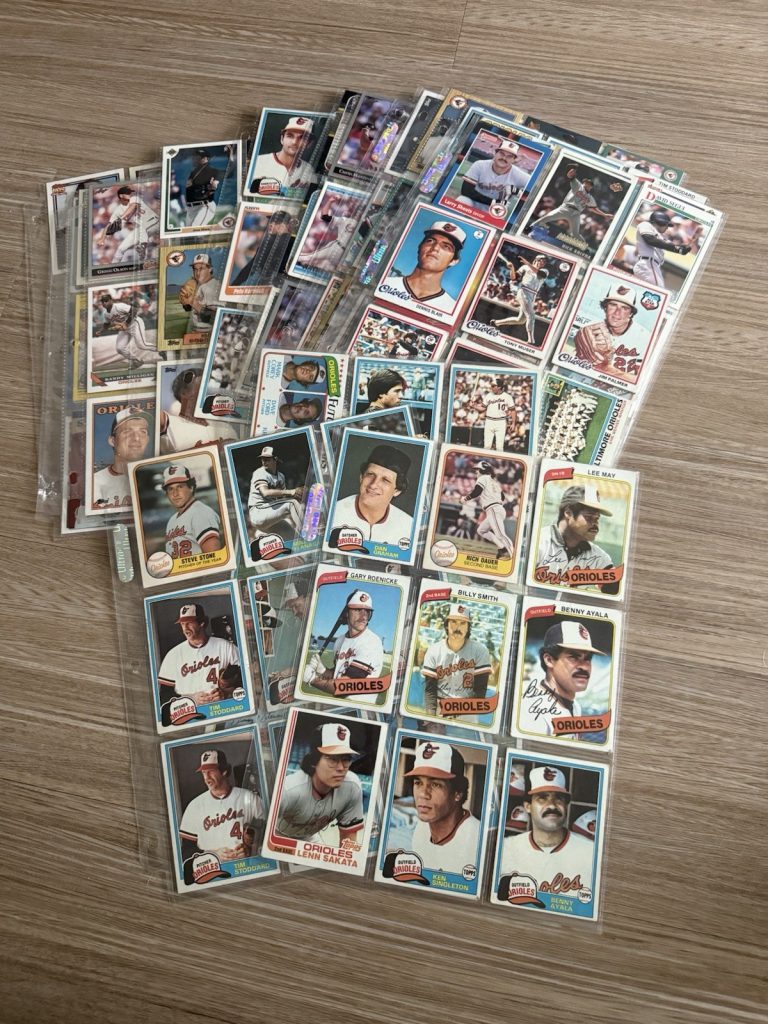 Baltimore Orioles Baseball Card Lot Topps Fleer Donruss Murray Ripken Jr