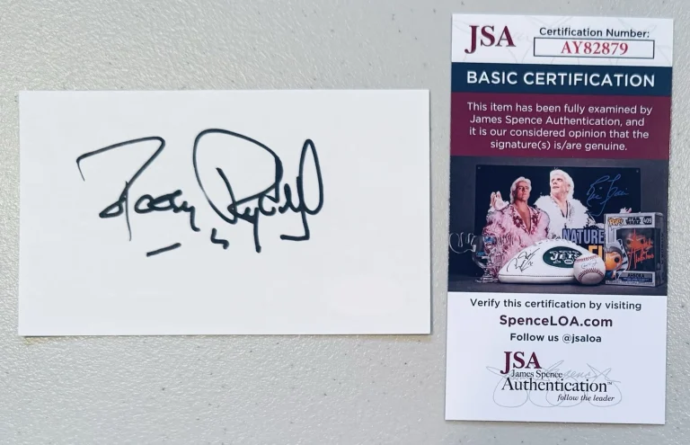 Bobby Rydell Signed Autographed  3x5 Card JSA Cert Singer Bye Bye Birdie