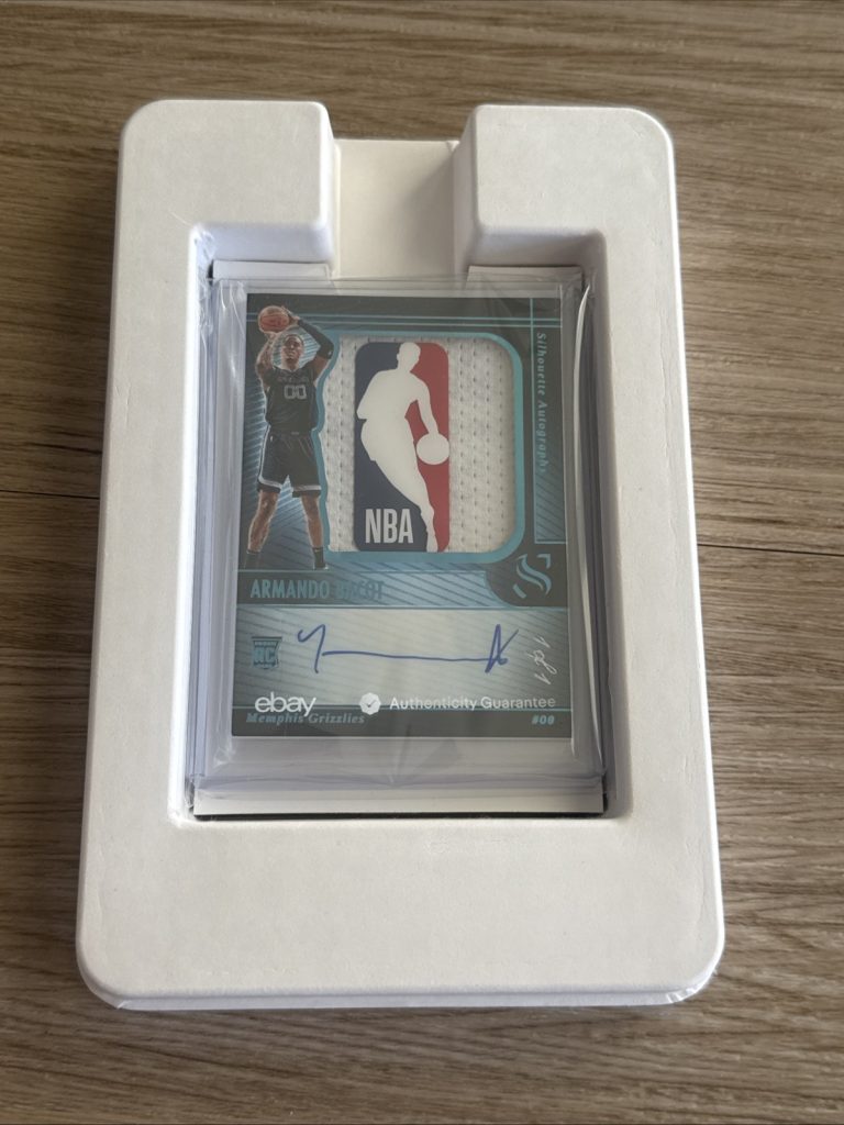2024-25 Armando Bacot Panini Silhouette Platinum Logoman Rookie Patch Auto 1/1