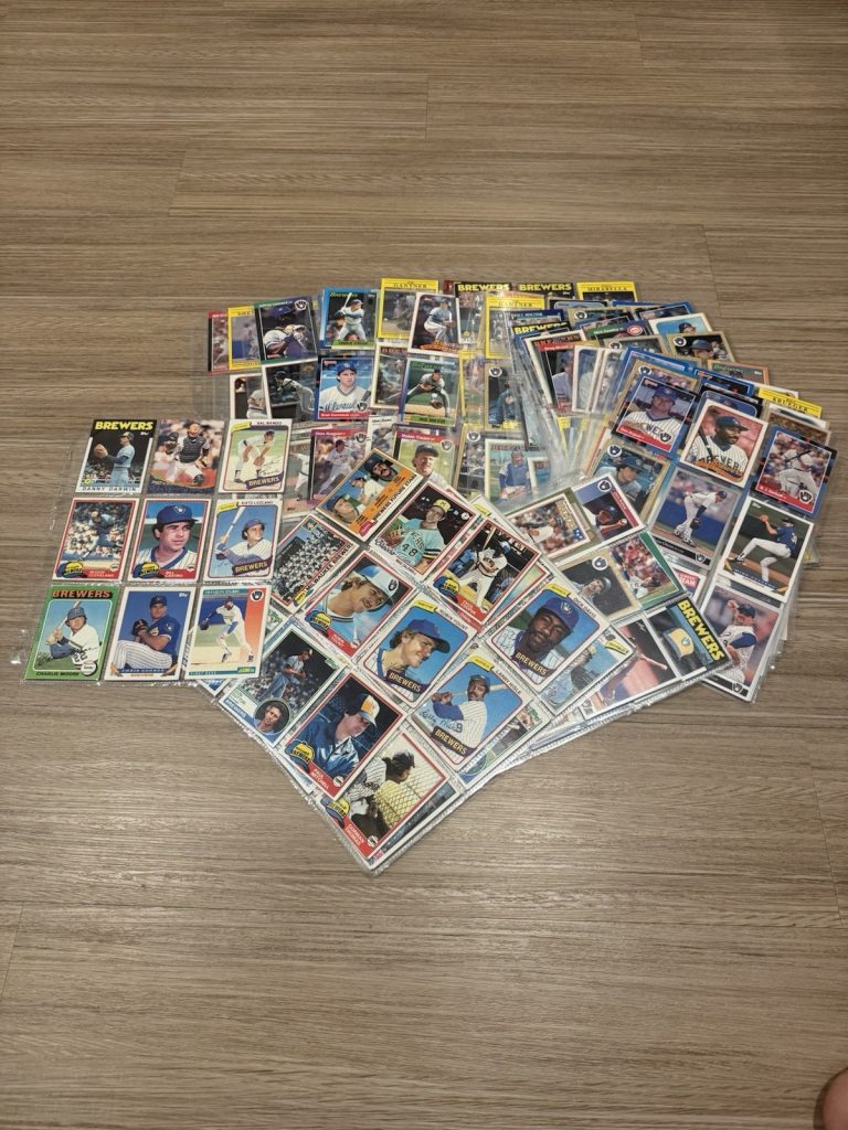 Milwaukee Brewers Baseball Card Lot Robin Yount Molitor Sutton Cooper HOF Stars