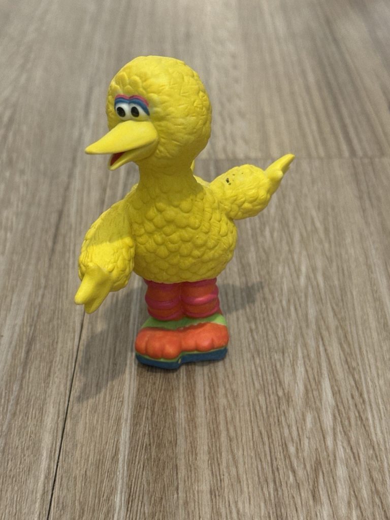 Sesame Street Big Bird Figure Vintage PVC Toy 3” Jim Henson Collectible 1997