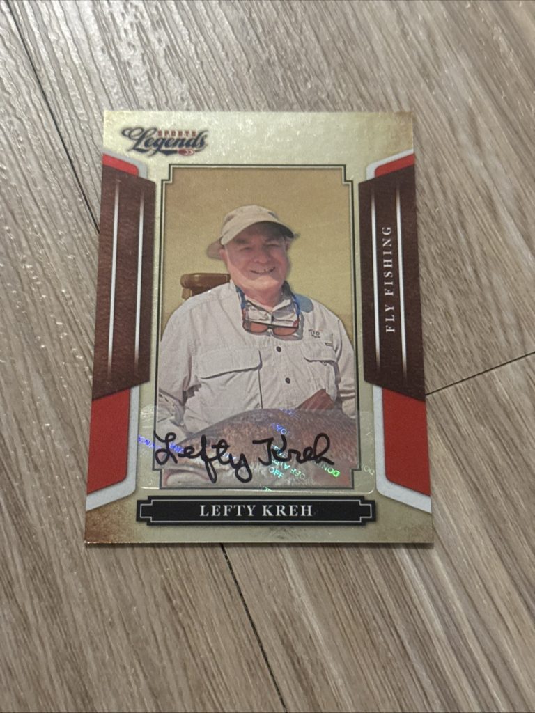 2009 Donruss Sports Legends Lefty Kreh Auto #101 /1250 Certified Autograph