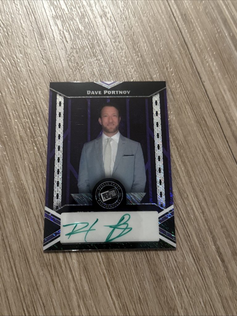 2024 Leaf Collective Dave Portnoy Auto Autograph Purple #d 6/7