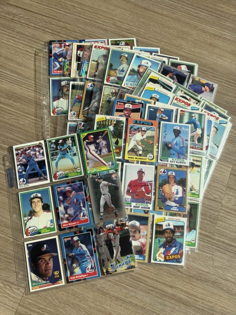 Vintage Montreal Expos Baseball Card Lot 1970s–1990s Topps Fleer Donruss MLB