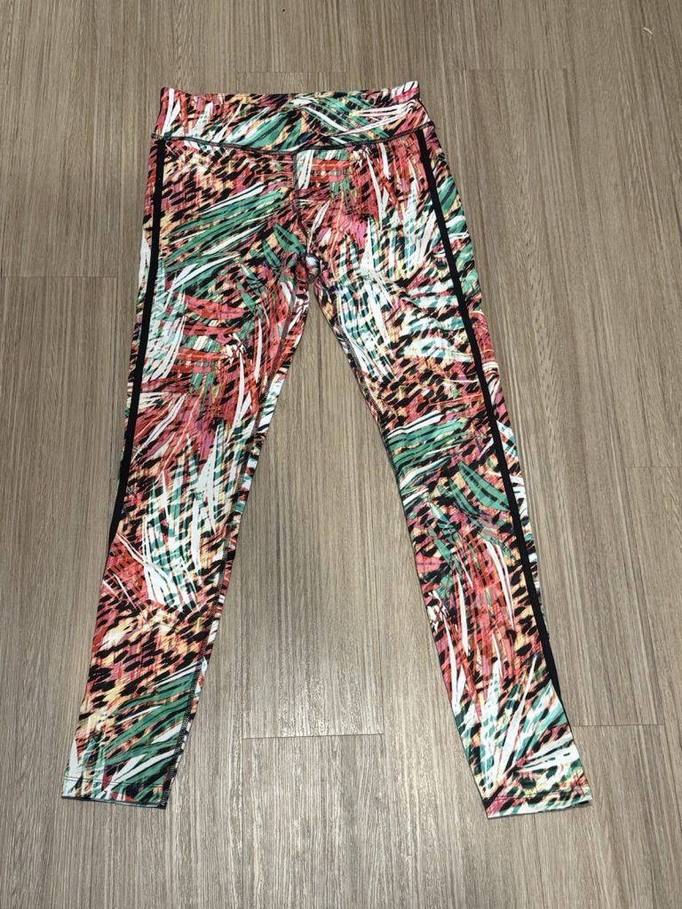 EXP Performance Tropical Print Leggings Women’s M Medium Workout Activewear