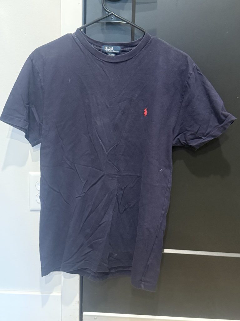Polo Ralph Lauren Boys Navy Blue T-Shirt Red Pony Logo Size XL (20)