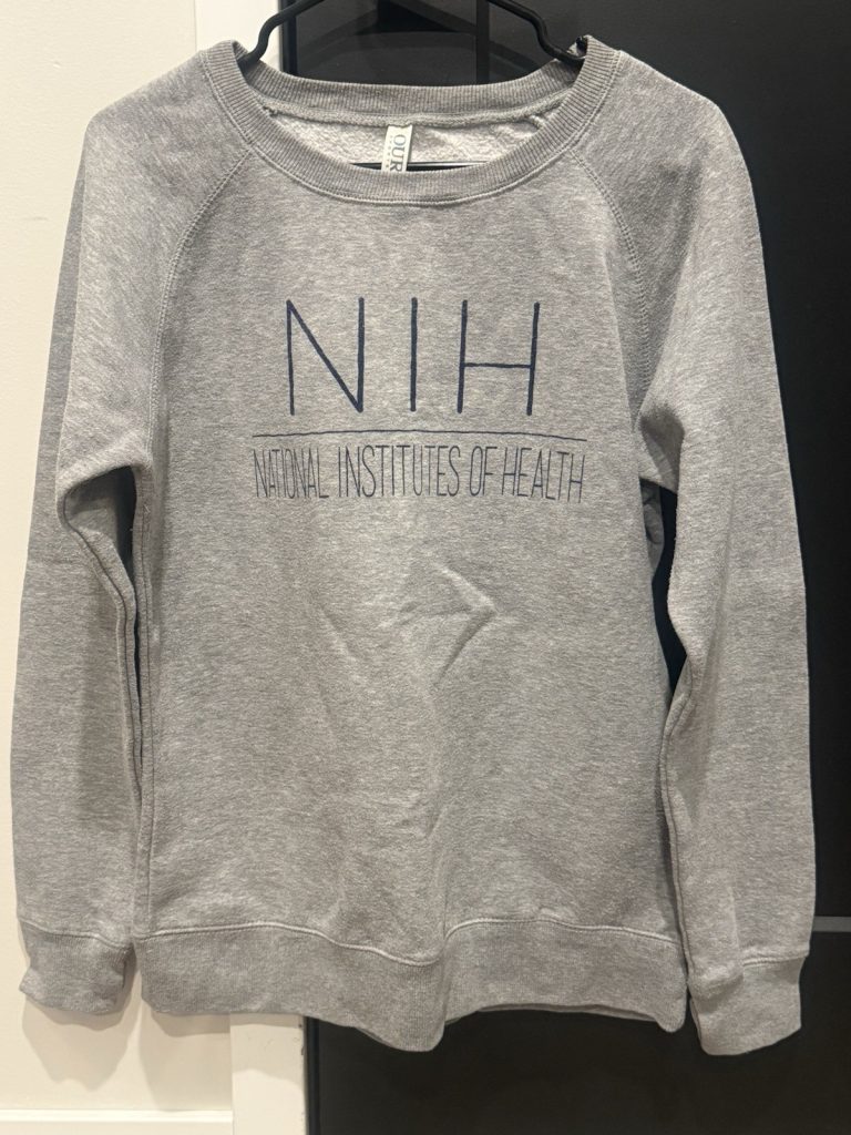 NIH National Institutes of Health Sweatshirt Gray Medium Ouray Crewneck