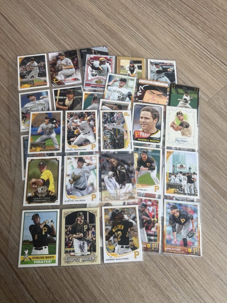 Pittsburgh Pirates Baseball Card Lot – McCutchen, Clemente, Cole, Marte