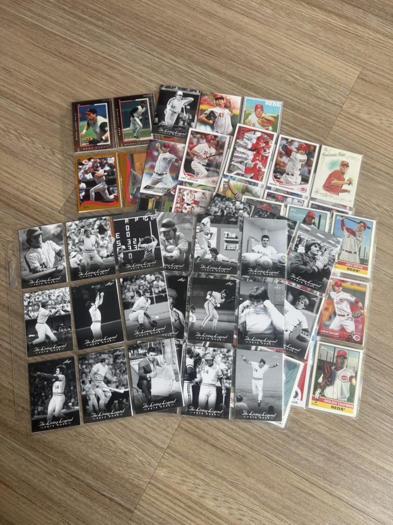 Cincinnati Reds Baseball Card Lot – Votto, Bench, Larkin, Griffey Jr, Rose, Dunn