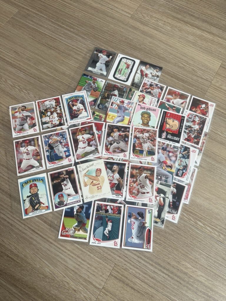St. Louis Cardinals Baseball Card Lot – Musial, Wainwright, Molina, Holliday