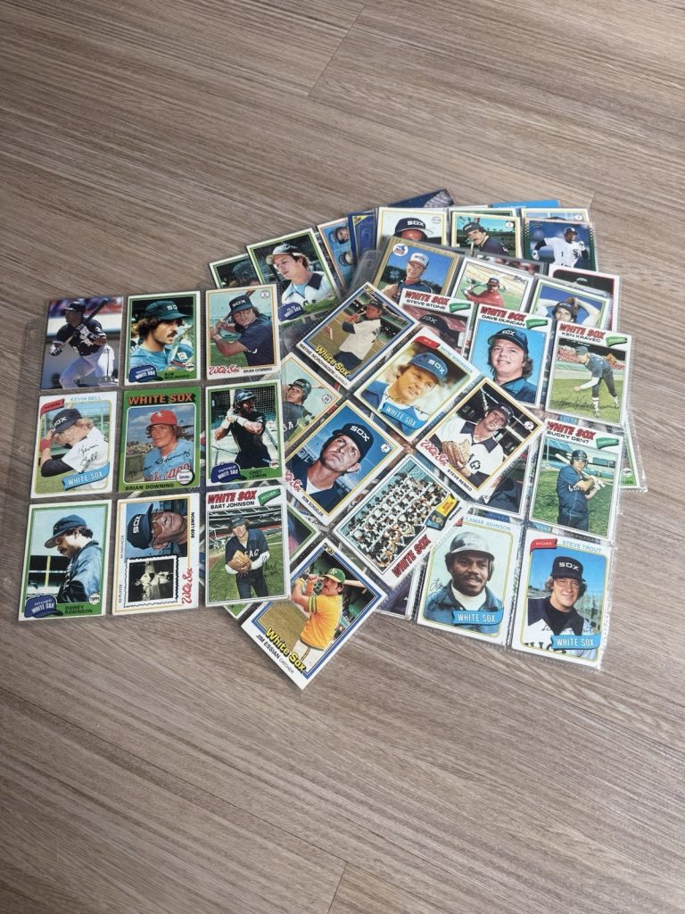 Chicago White Sox Baseball Card Lot – Frank Thomas, Fisk, Wood, Baines