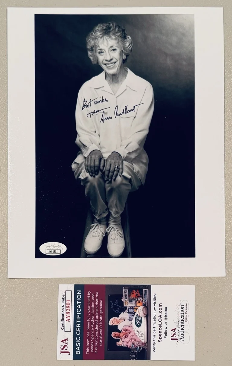 Ann Guilbert Signed Autographed 8x10 Photo JSA Cert Dick Van Dyke Show Nanny