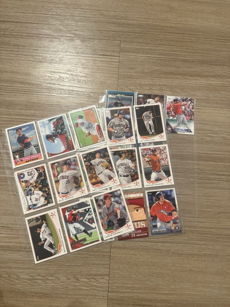 Houston Astros Baseball Card Lot – Altuve Springer Correa Keuchel JD Martinez