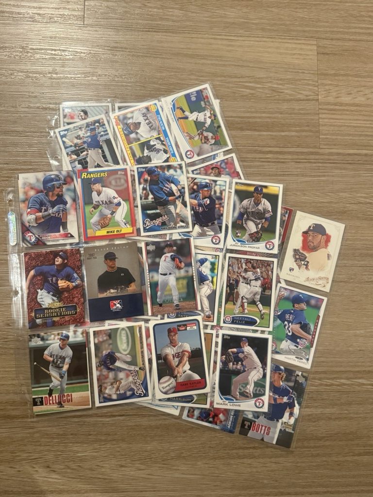 Texas Rangers Baseball Card Lot – Beltre Darvish Cruz Kinsler Hamilton RCs