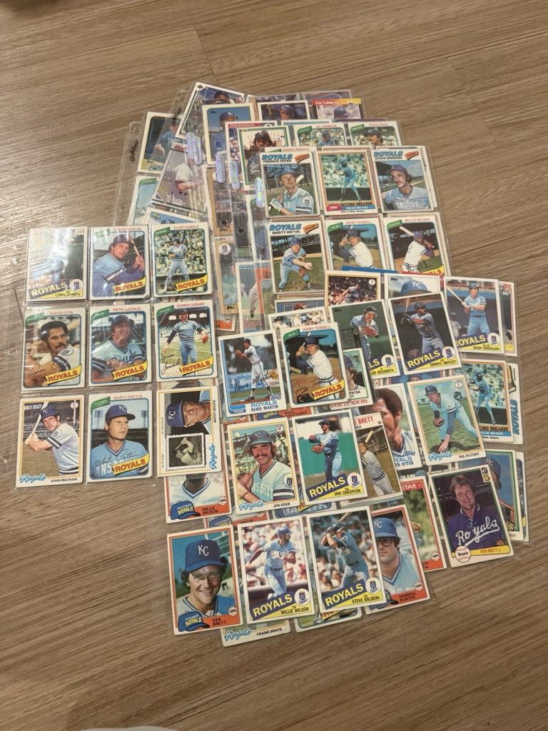 Kansas City Royals Baseball Cards Lot – Brett Otis McRae Splittorff Stars