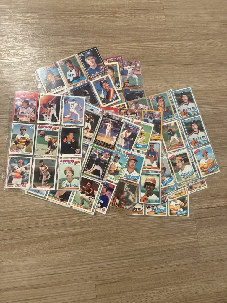 Houston Astros Baseball Card Lot Vintage & Modern Mix Stars Pitchers Fielders