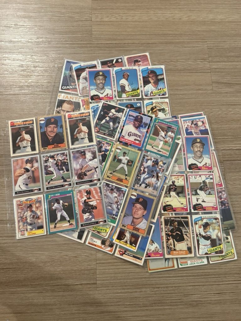 Vintage San Francisco Giants Baseball Card Lot 1970s–80s Topps Fleer Donruss