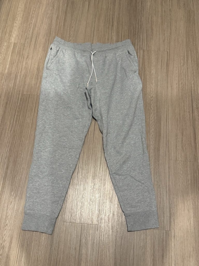 All In Motion Gray Joggers Sweatpants Size Large Fleece Lined Athletic Pants