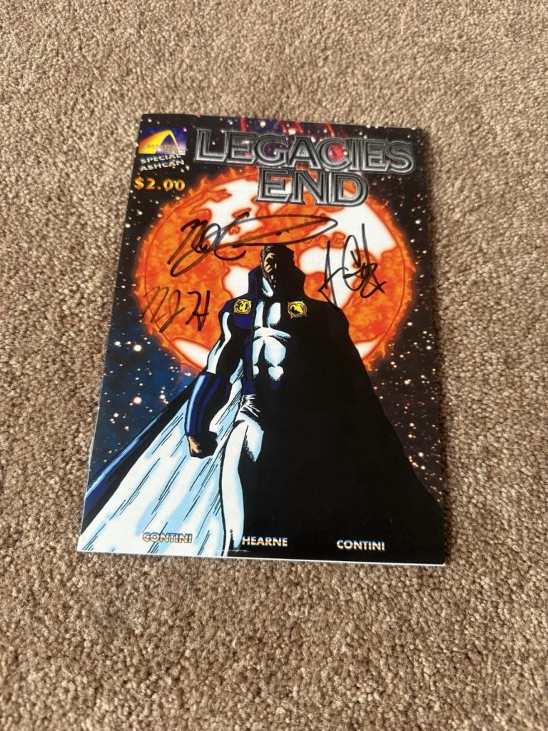 Legacies End Signed Autographed Comic Special Ashcan Multiple Signatures