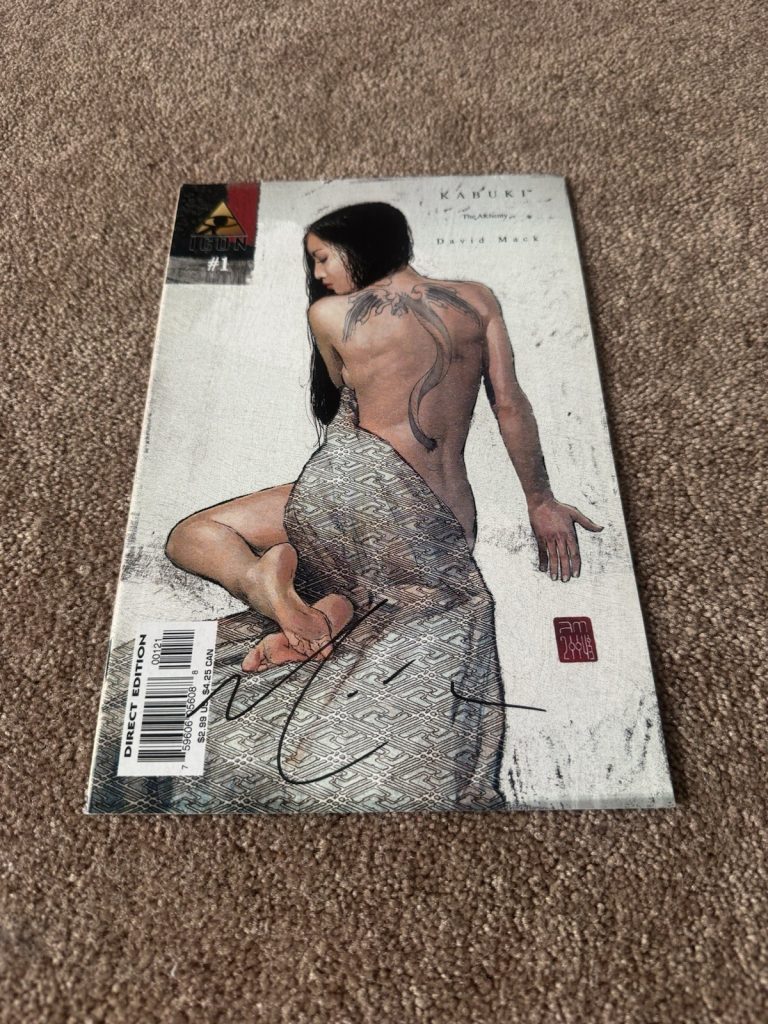 Kabuki The Alchemy #1 Signed Autographed David Mack Marvel Icon Comic