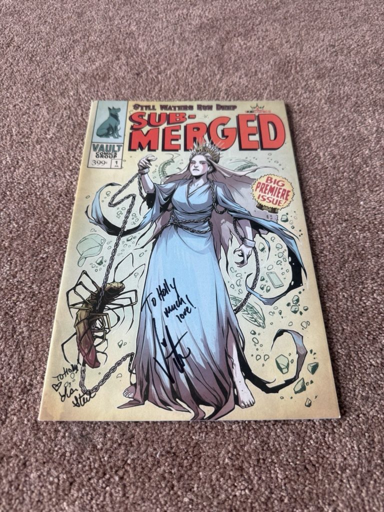 Submerged #1 Signed Autographed Comic Vault Comics Premiere Issue