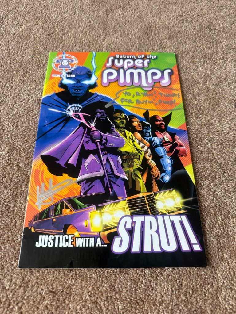 Return of the Super Powers Stirrup #1 Autographed Signed DC Comic