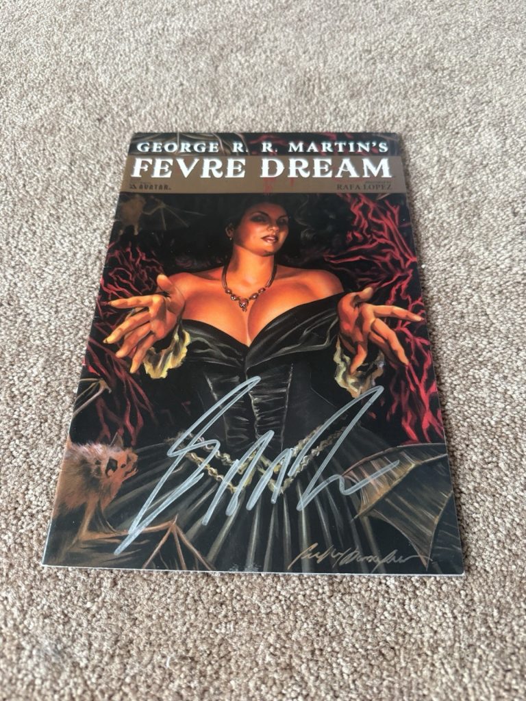 George R R Martin Fevre Dream #1 Autographed Signed Comic Avatar Press