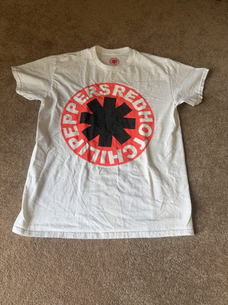Red Hot Chili Peppers World Tour 2022 2023 Band T-Shirt White Size S