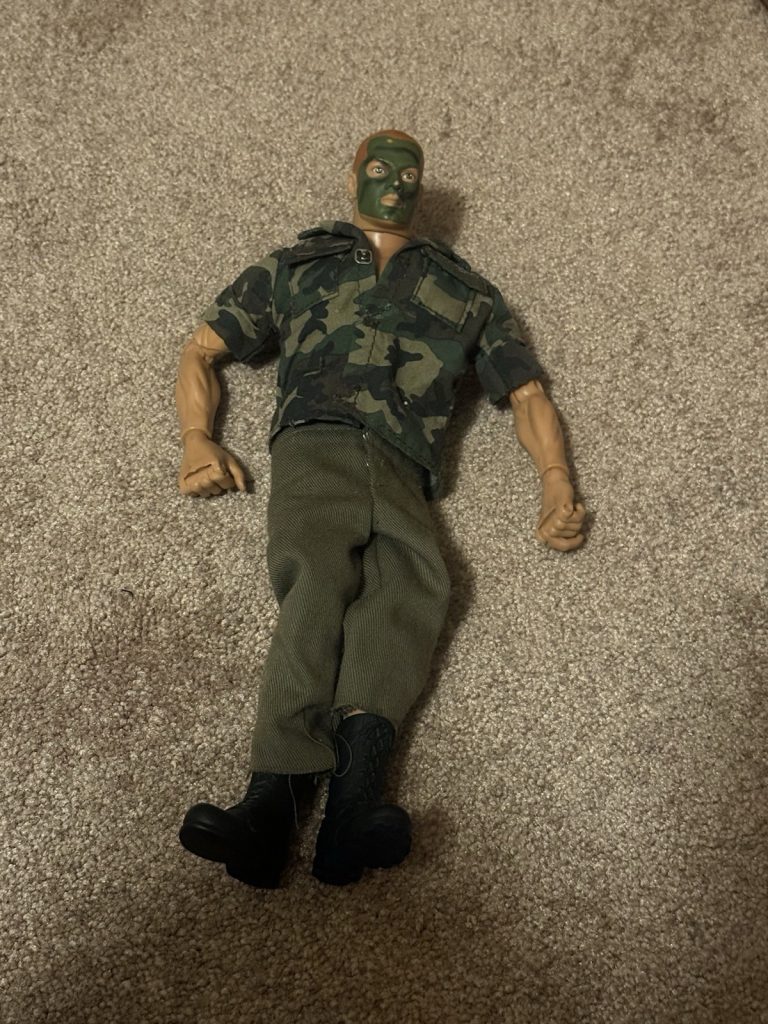 GI Joe Action Soldier 12” Figure 1996 Hasbro Camo Face Paint