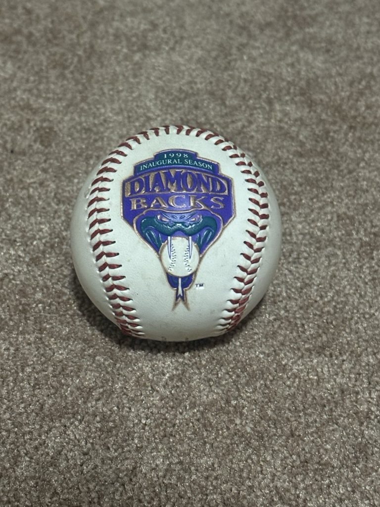 1998 Arizona Diamondbacks Inaugural Season Souvenir Baseball FotoBall MLB