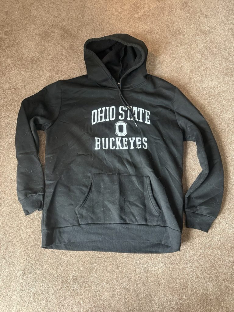 Ohio State Buckeyes Black Hoodie Sweatshirt Adult XL Pullover