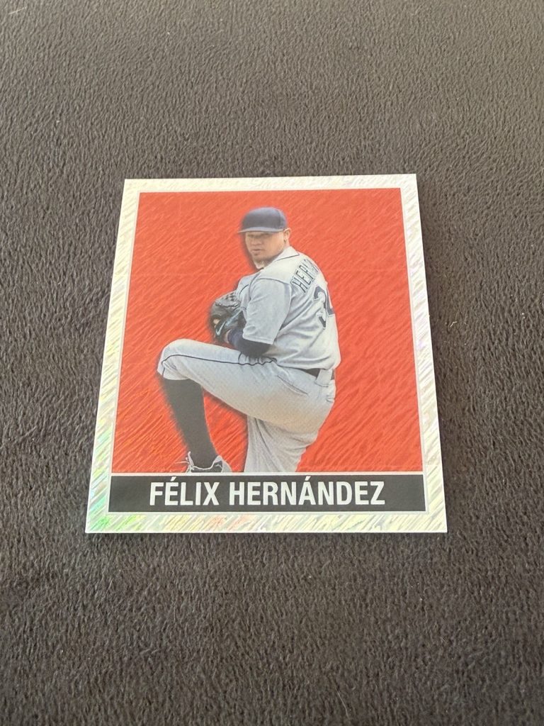 Felix Hernandez 2025 Leaf 15th Anniversary Baseball Card 1/3 SSP