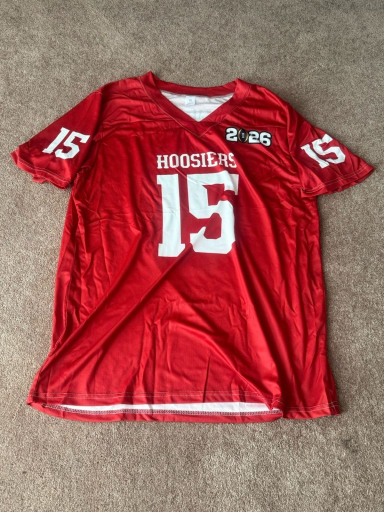 Indiana Hoosiers Mendoza #15 Red Jersey XL NCAA College Fan Shirt