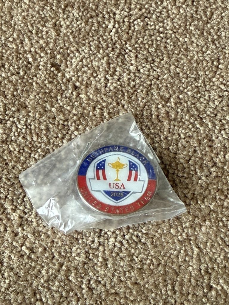 2025 Ryder Cup Team USA Be Unparalleled Lapel Pin Sealed