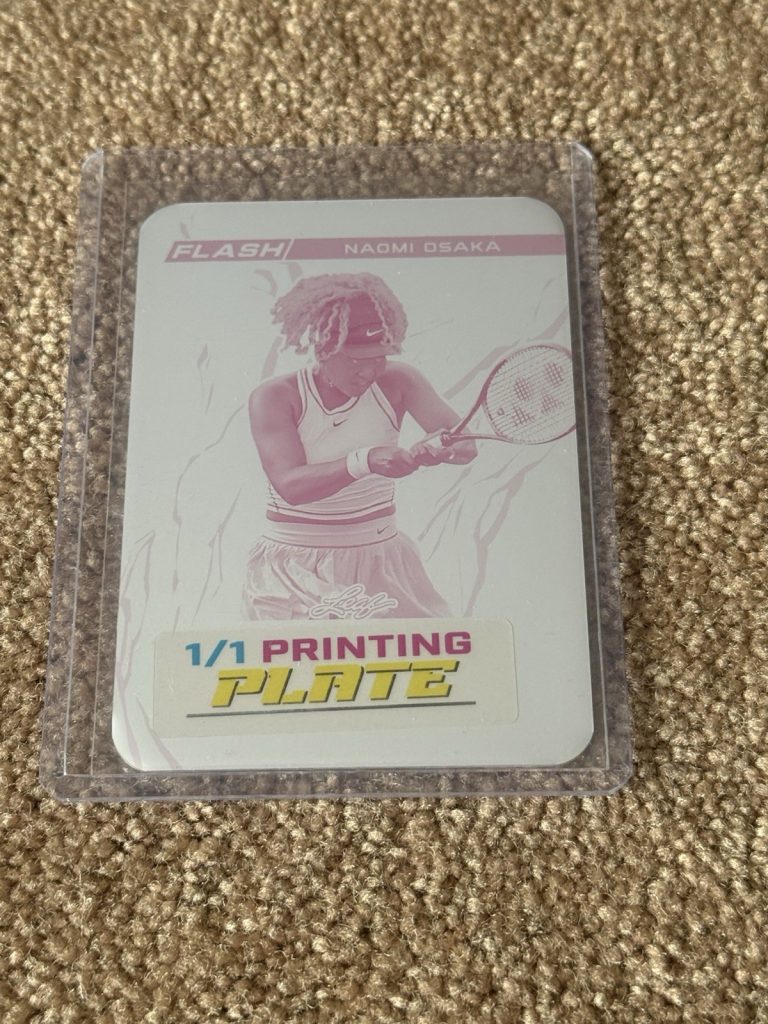 2024 Leaf Eclectic Naomi Osaka Flash 1/1 Magenta Printing Plate FA-NO1 Whatnot
