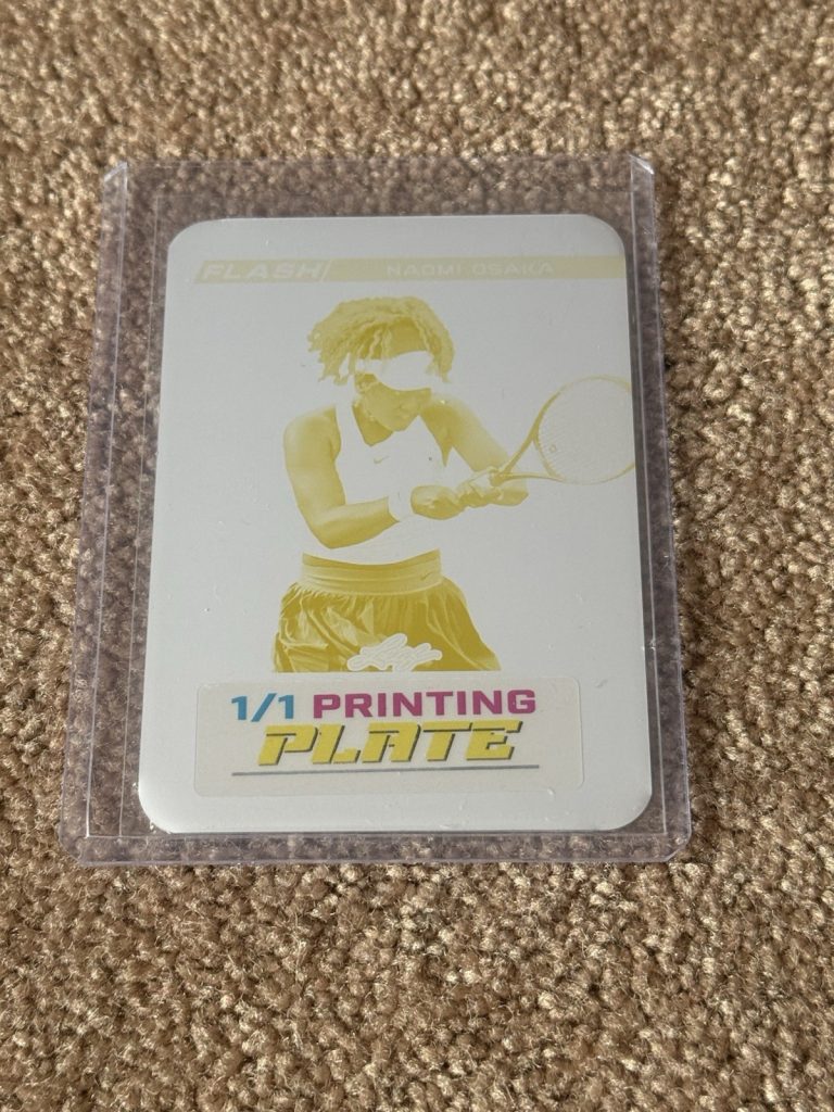 2024 Leaf Eclectic Naomi Osaka Flash 1/1 Yellow Printing Plate FA-NO1 Whatnot