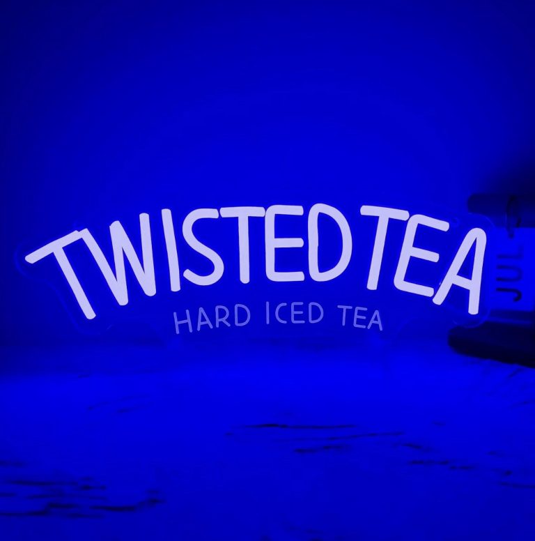 Twisted Tea LED Neon Sign USB Bar Wall Light Man Cave Decor