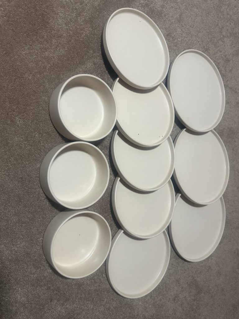 Vancasso White Dinnerware Set Plates & Bowls Modern Minimalist Lot