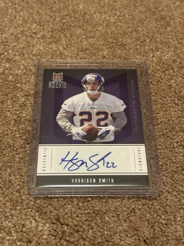 2012 Panini Momentum Rookie Signature /799 Harrison Smith #162 Rookie Auto RC
