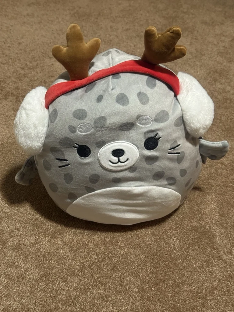 Squishmallows Odile the Seal Earmuffs Antlers 11